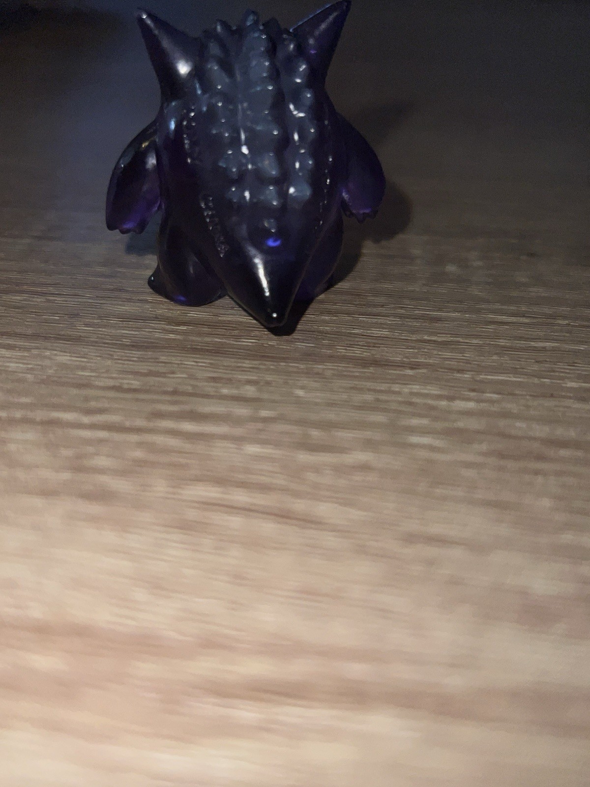 Gengar TOMY Pokemon Figure CGTSJ 1999 Nintendo Vintage Clear Purple Translucent