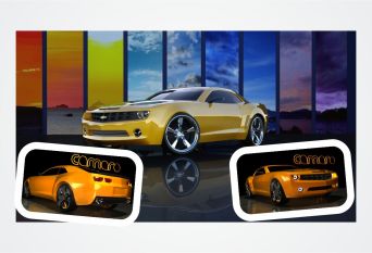 3D Camero Car