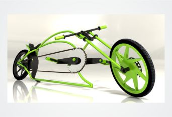3D Chopper Bike